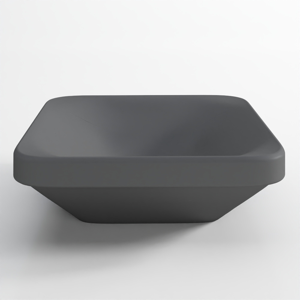 Table Top Basin - Grey Matt-4