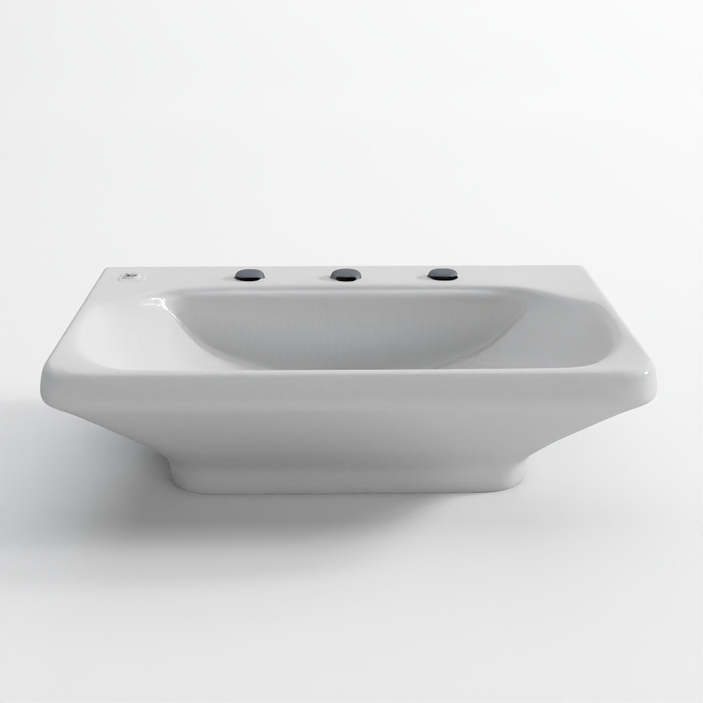 Tabletop Basin with Three Tap Holes