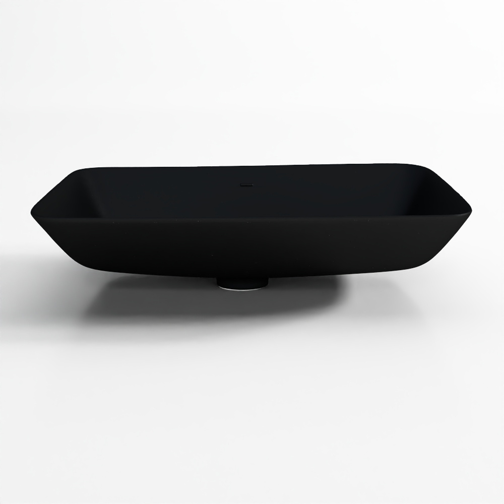 Under Counter Basin - Black Matt -1
