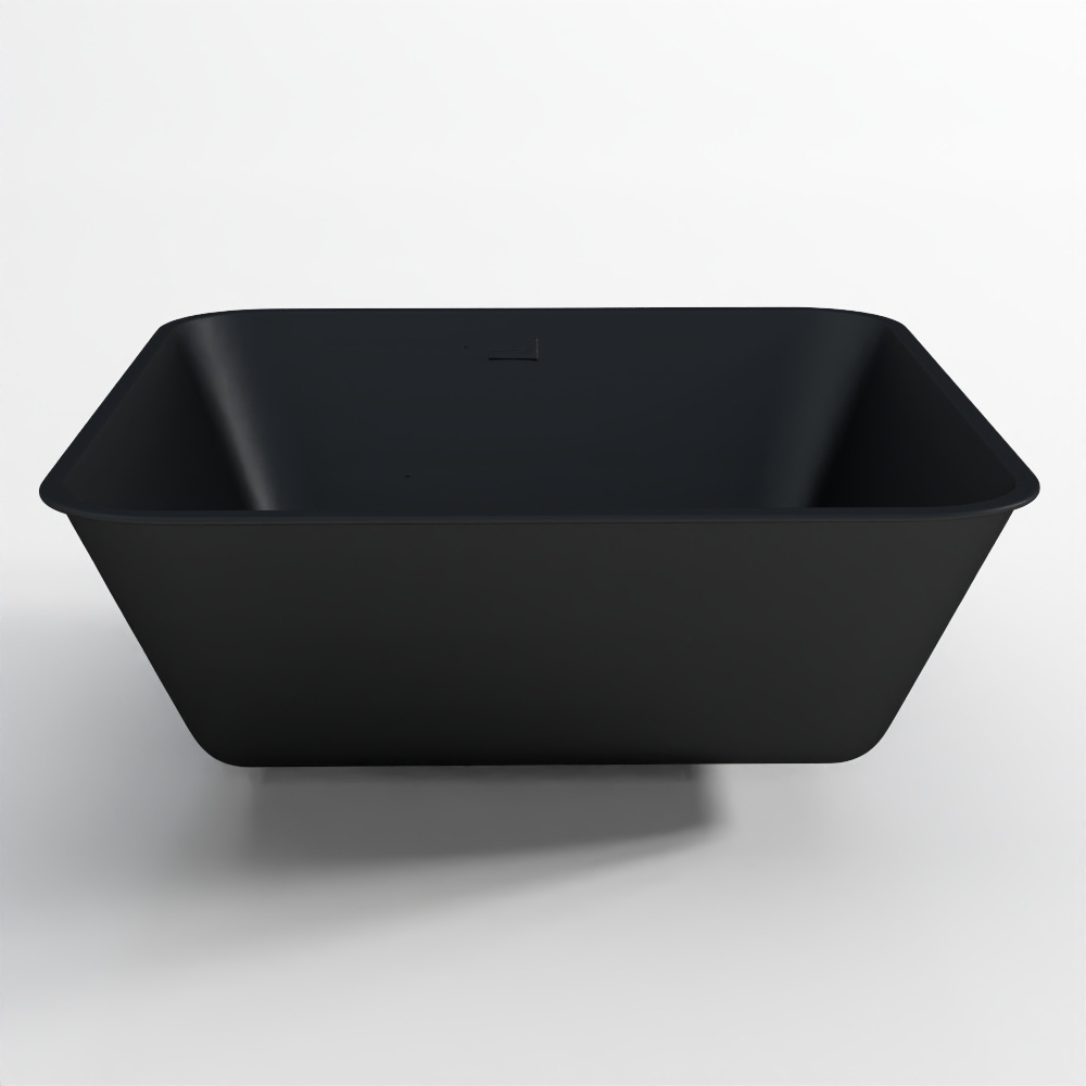 Under Counter Basin - Black Matt-2