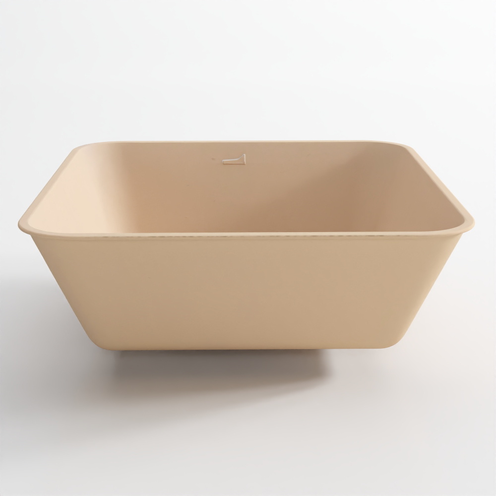 Under counter basin - beige matt