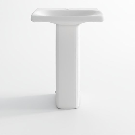 Wall-Hung Basin with Full Pedestal