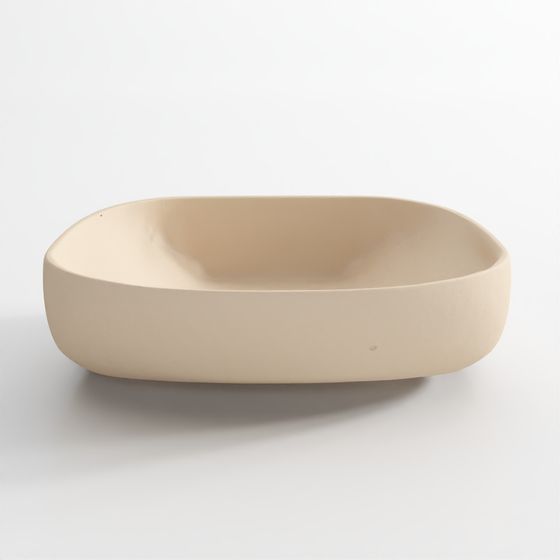 Table Top Basin - Beige Matt