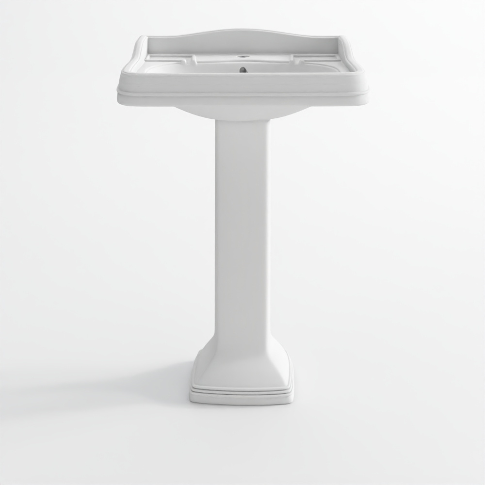 Wall Hung Basin with Full Pedestal