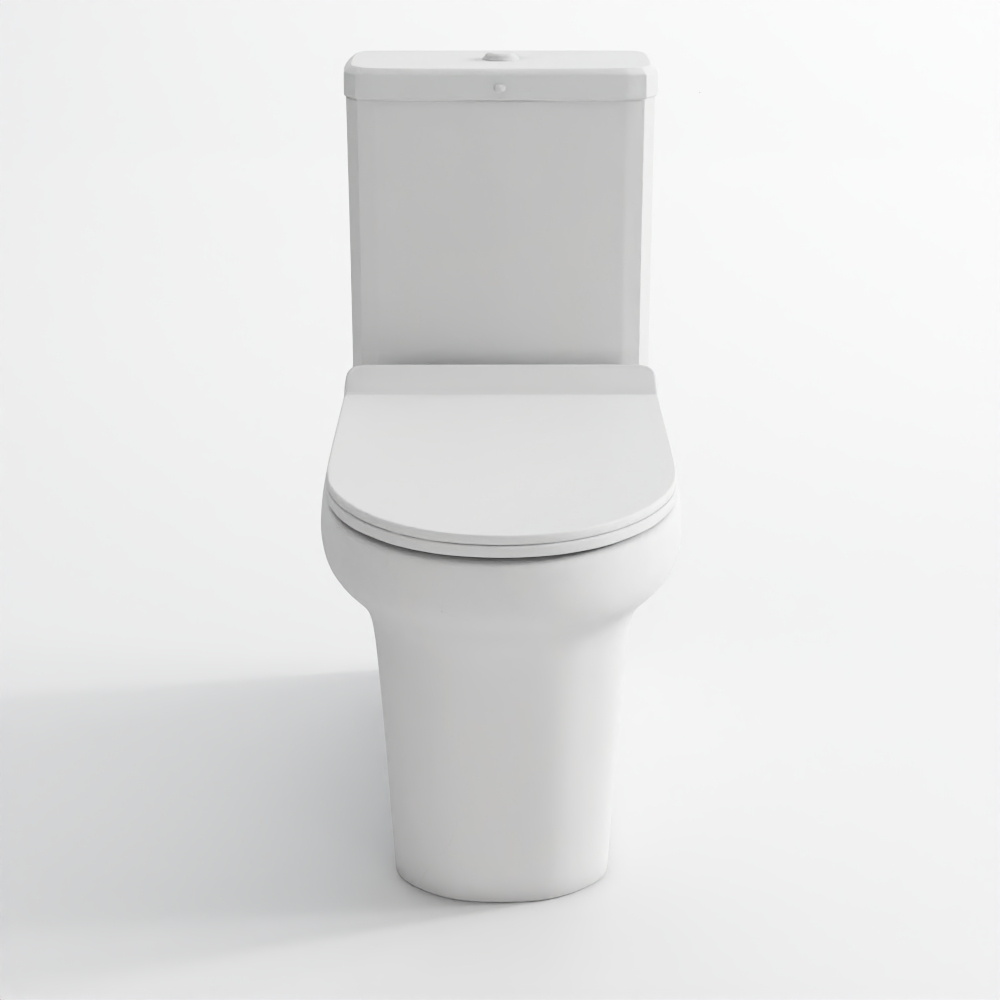 Bồn cầu liền khối với két nước cho bồn cầu đôi