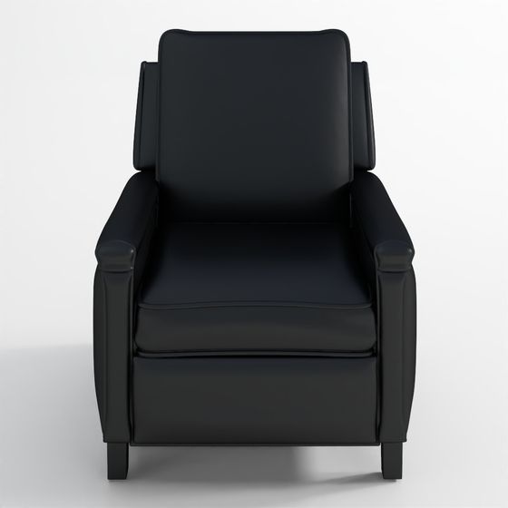 Tyler Ledersessel mit quadratischem Arm, manuell & elektrisch verstellbar