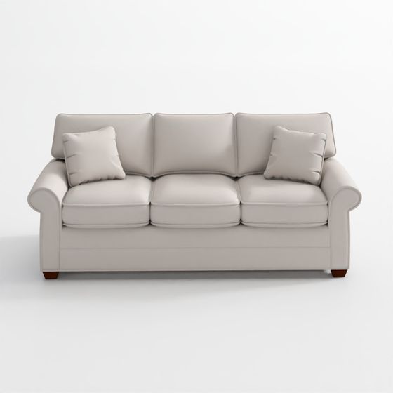 Divano a Tre Posti con Braccioli Arrotolati Bennett