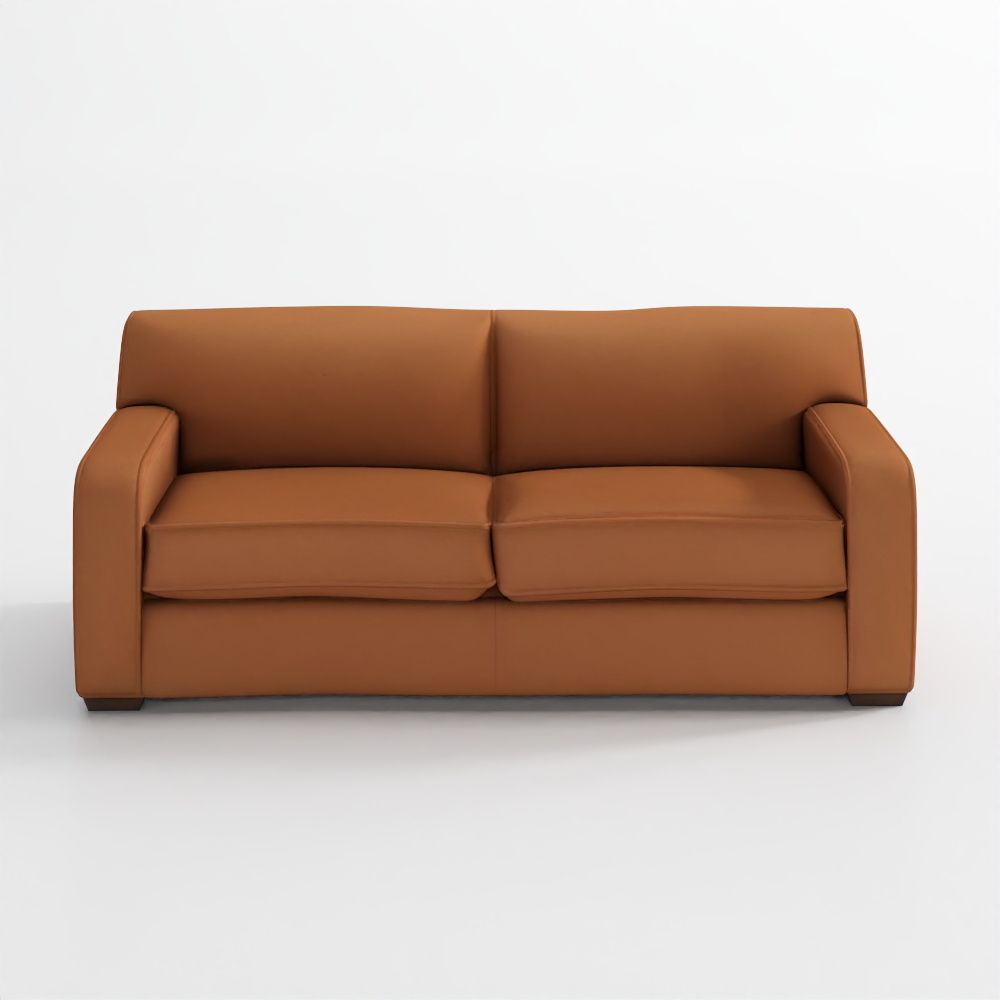 Canapé club en cuir moderne Kellan