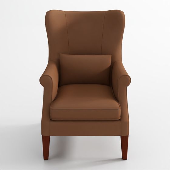 Champlain Roll Arm Leather Chair