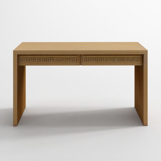 Bureau Console Marina en Rotin
