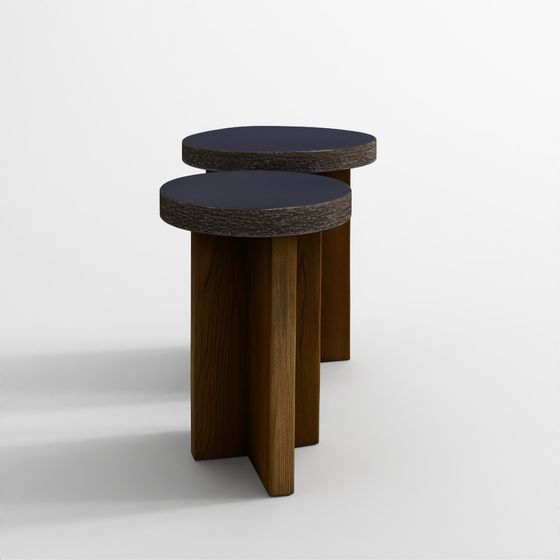 Lolan Round Nesting End Table