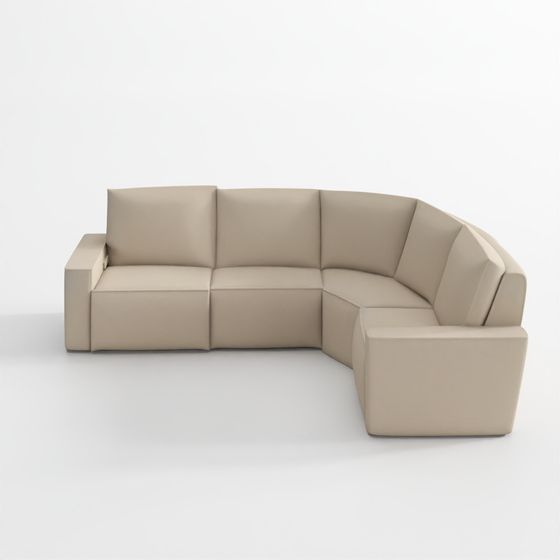 Larkspur power reclining wedge sectional