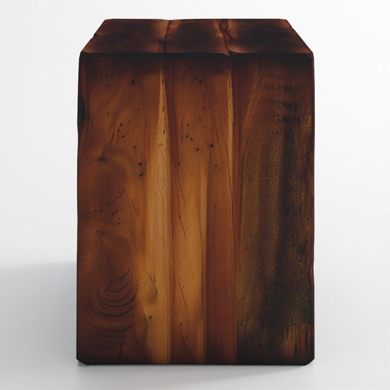 Parkview Square Reclaimed Wood End Table