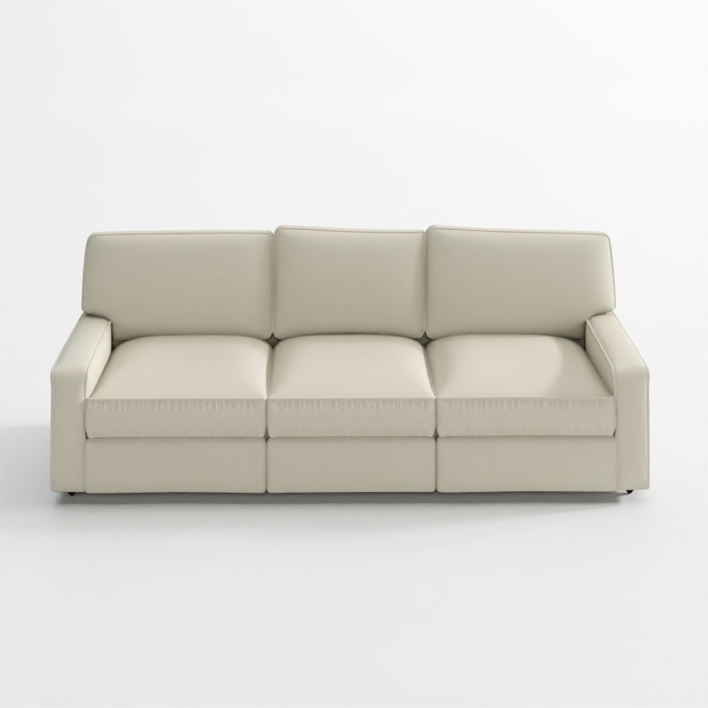 Sofá Reclinable Eléctrico de Brazo Cuadrado Moderno PB Comfort
