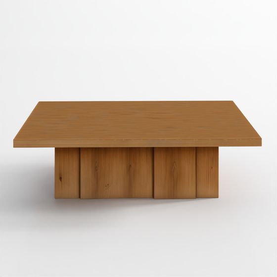 Aldon Rechteckiger Sockel-Couchtisch