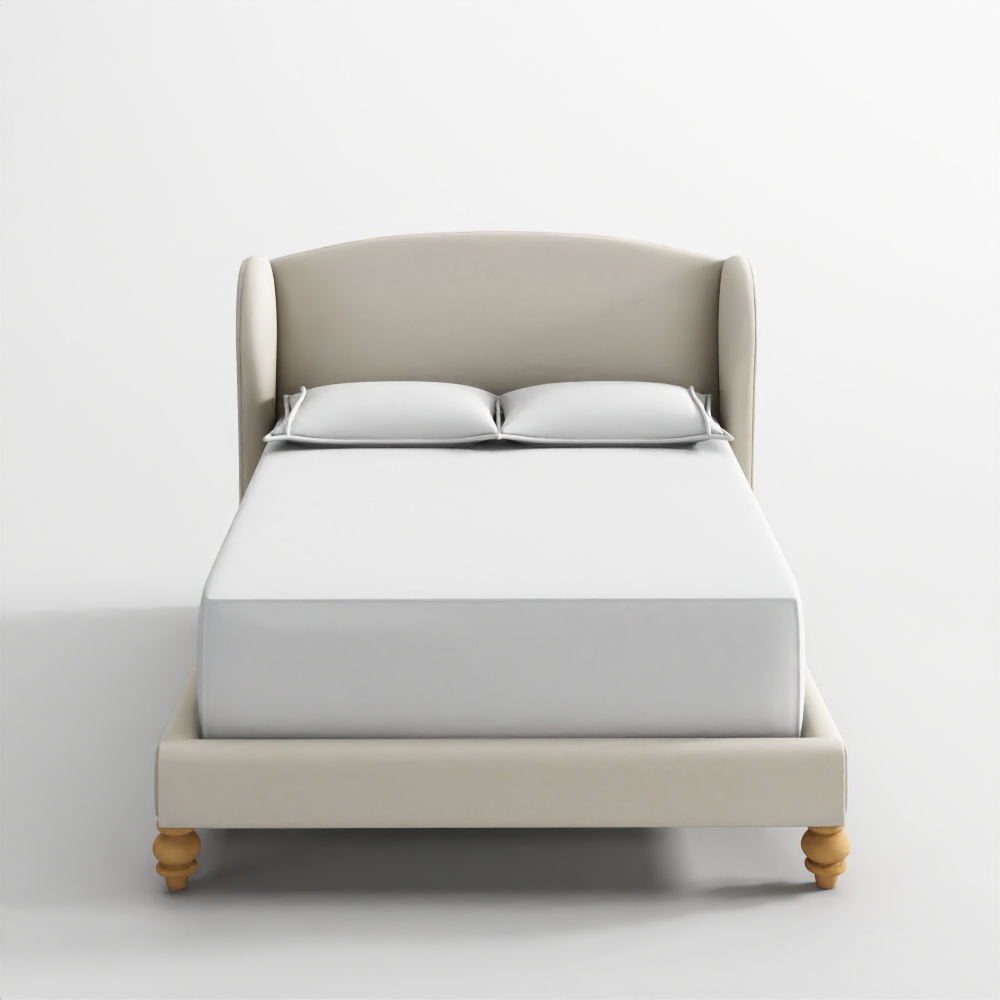 Платформенная кровать Августа с обивкой