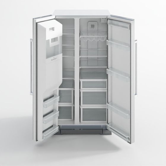 Double-Door Refrigerator (Open)