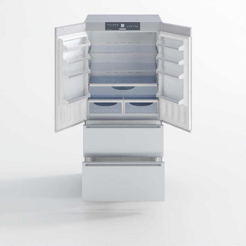 Doppel-Tür Kühlschrank – Offen