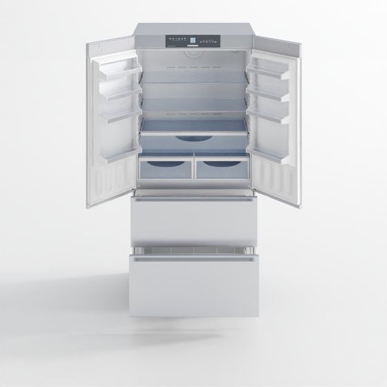 Doppel-Tür Kühlschrank – Offen