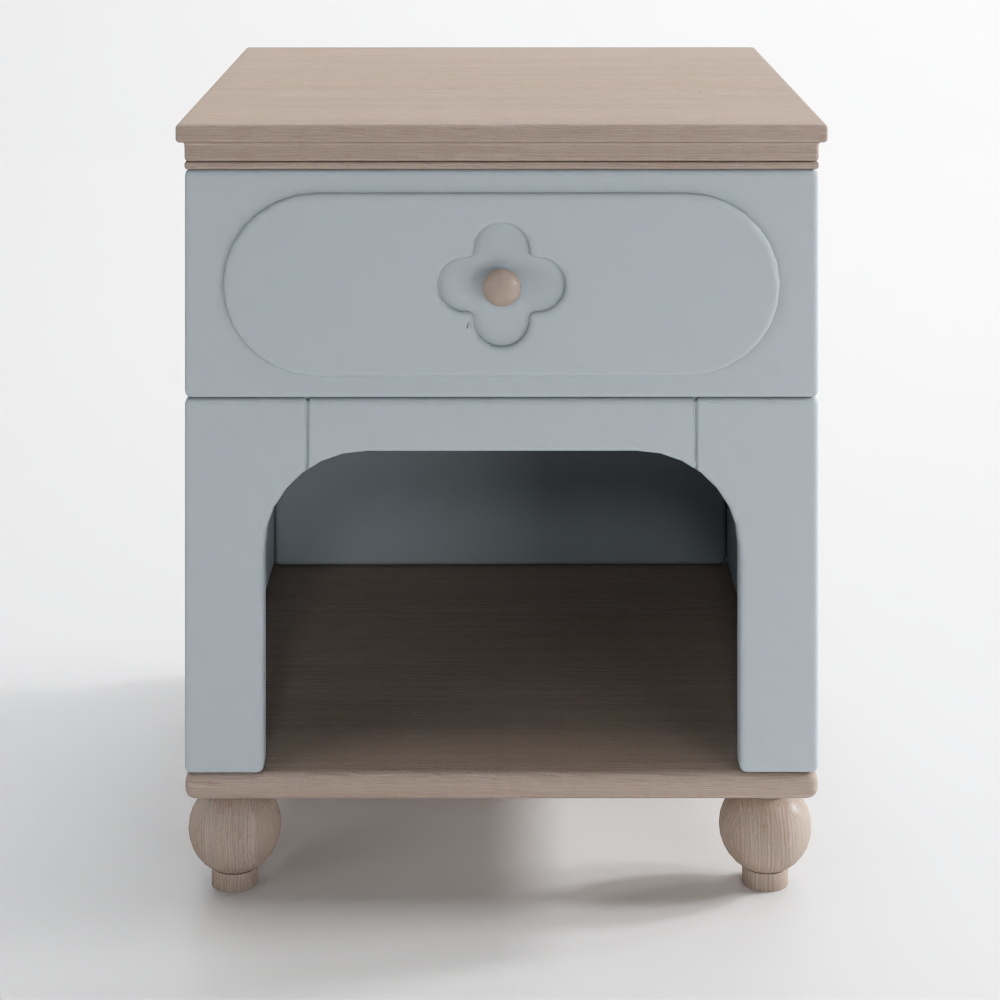 โต๊ะข้างเตียง C02 - สีน้ำเงิน