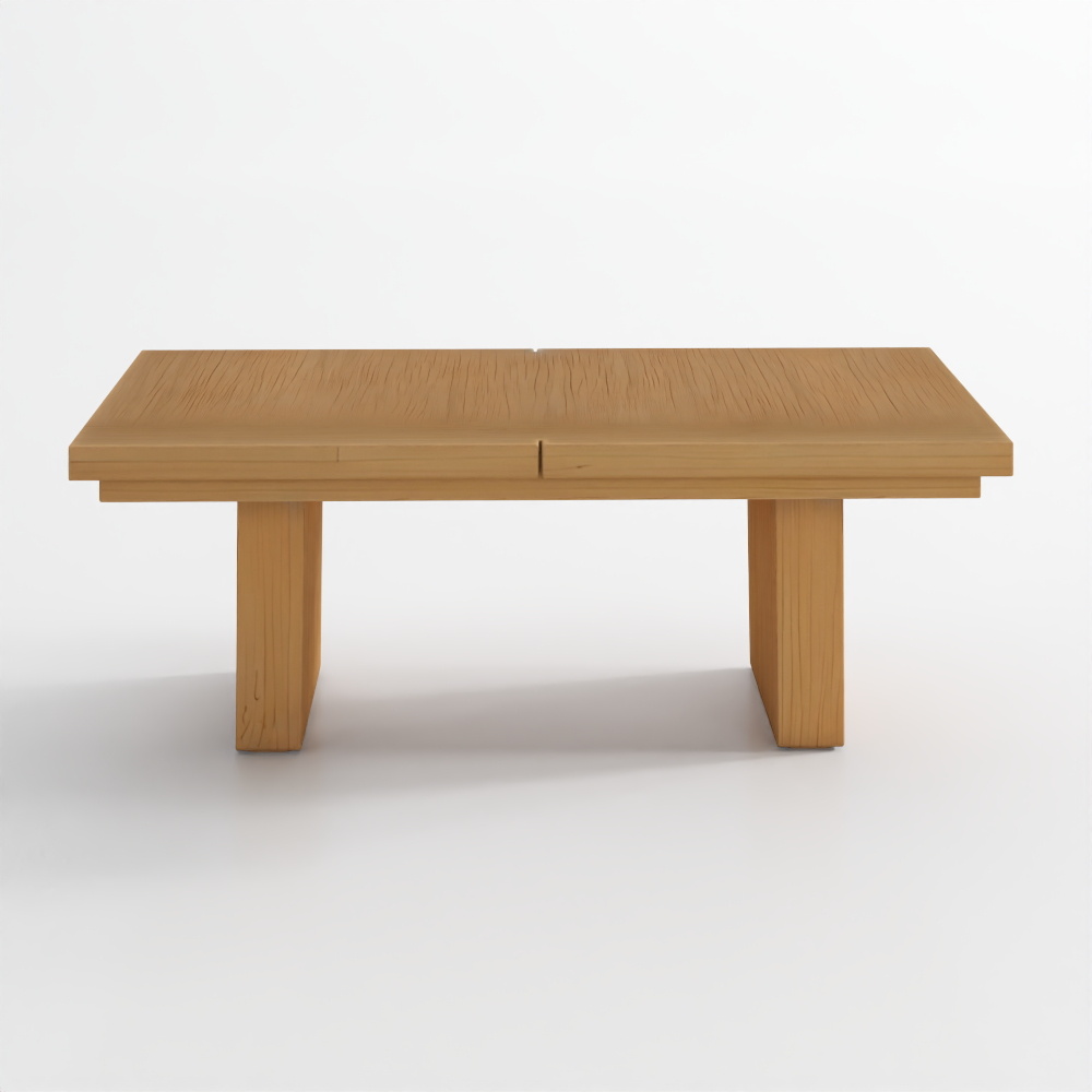 Bàn ăn gỗ sồi Ibiza mở rộng bốn chiều