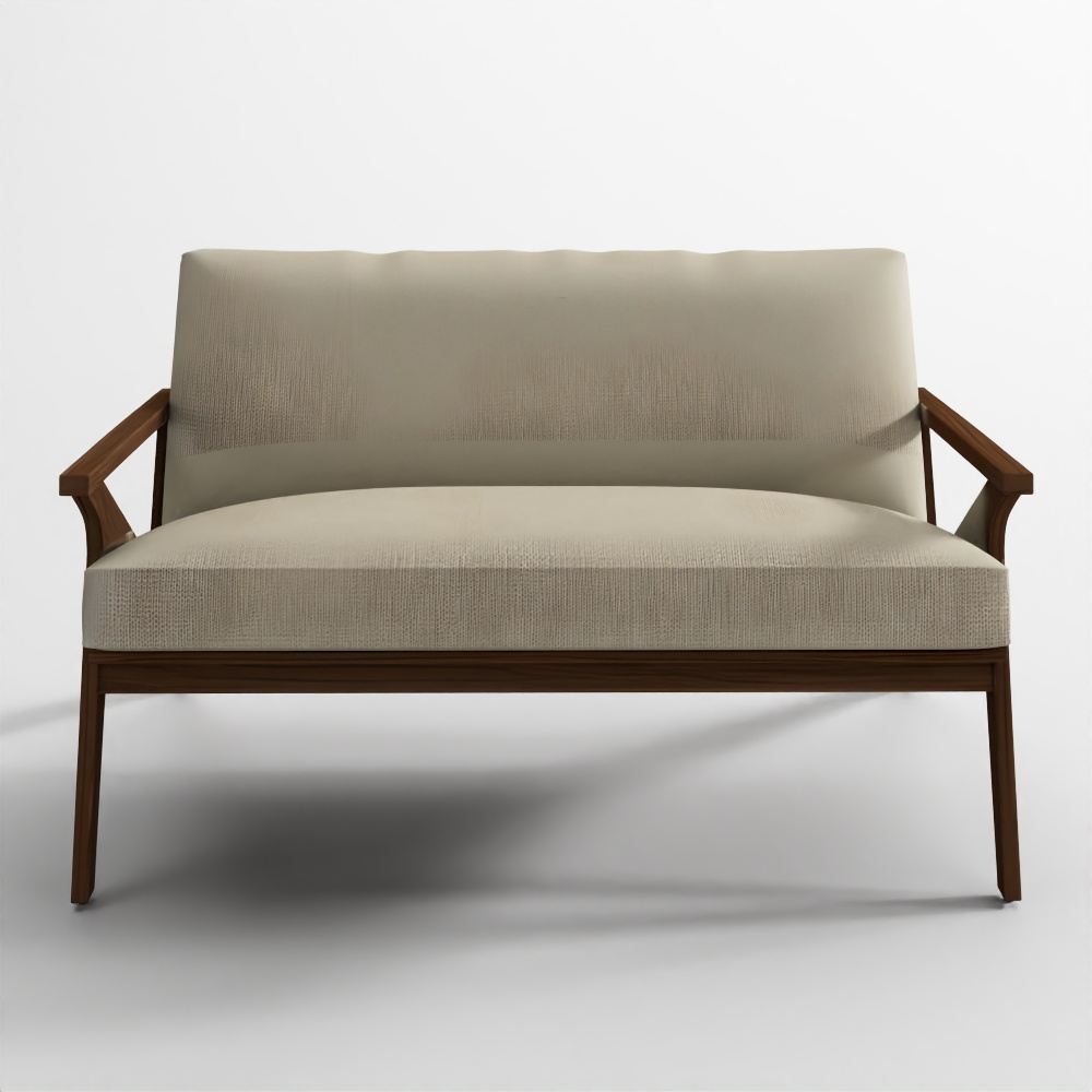 Divanetto con Telaio in Legno Cavett