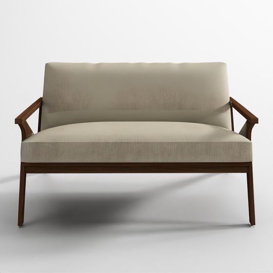 Divanetto con Telaio in Legno Cavett