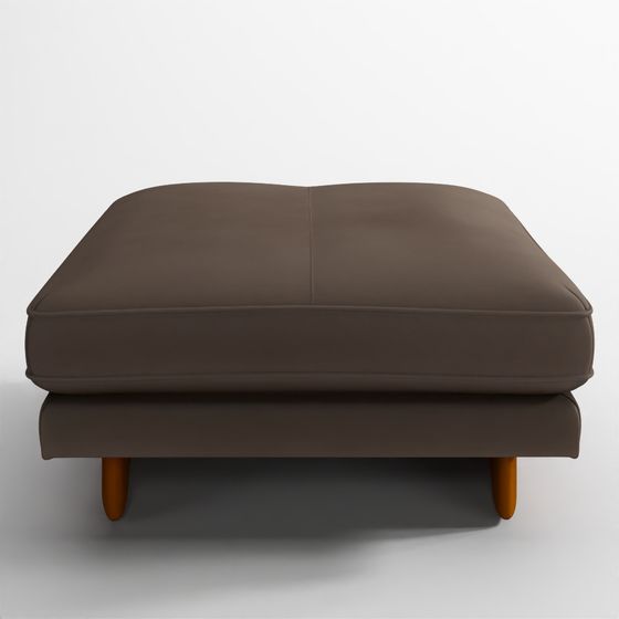 Anton Leather Ottoman