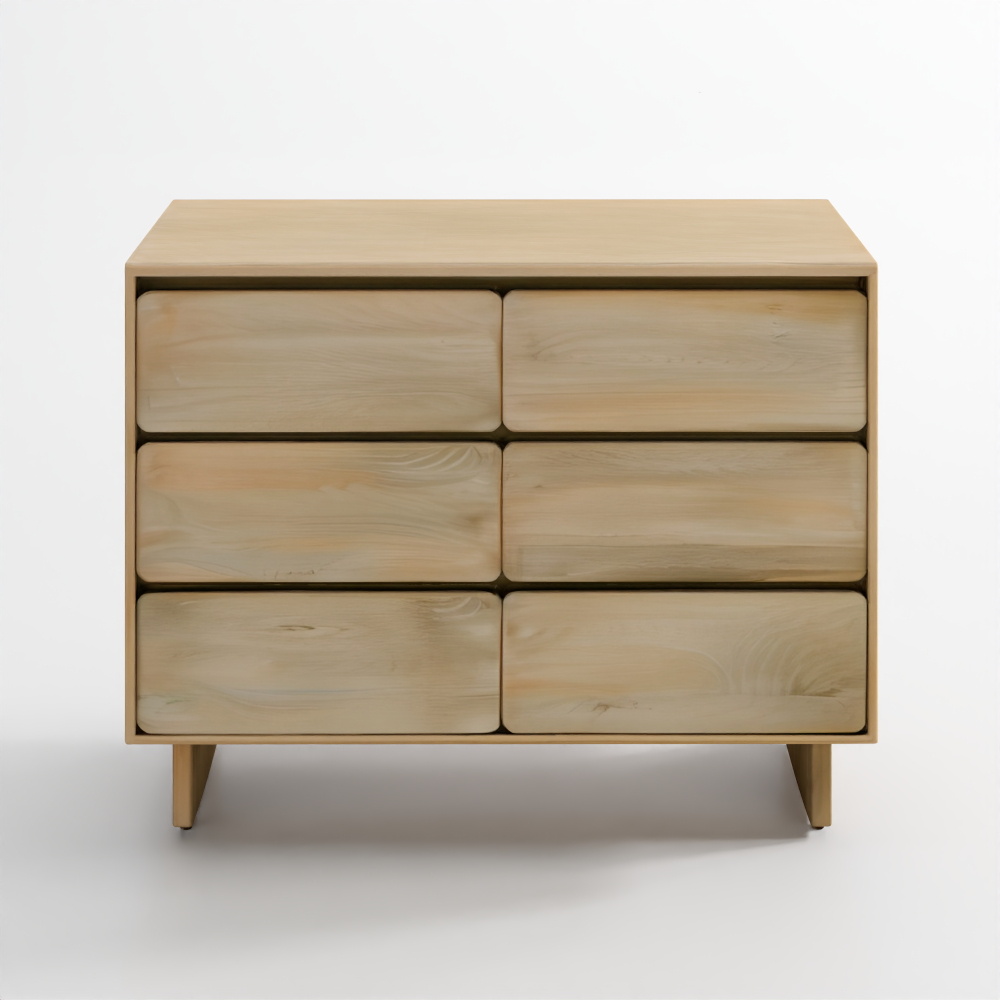 Anton 實木窄六抽斗櫃