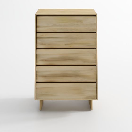 Anton Solid Wood 5-Drawer Dresser