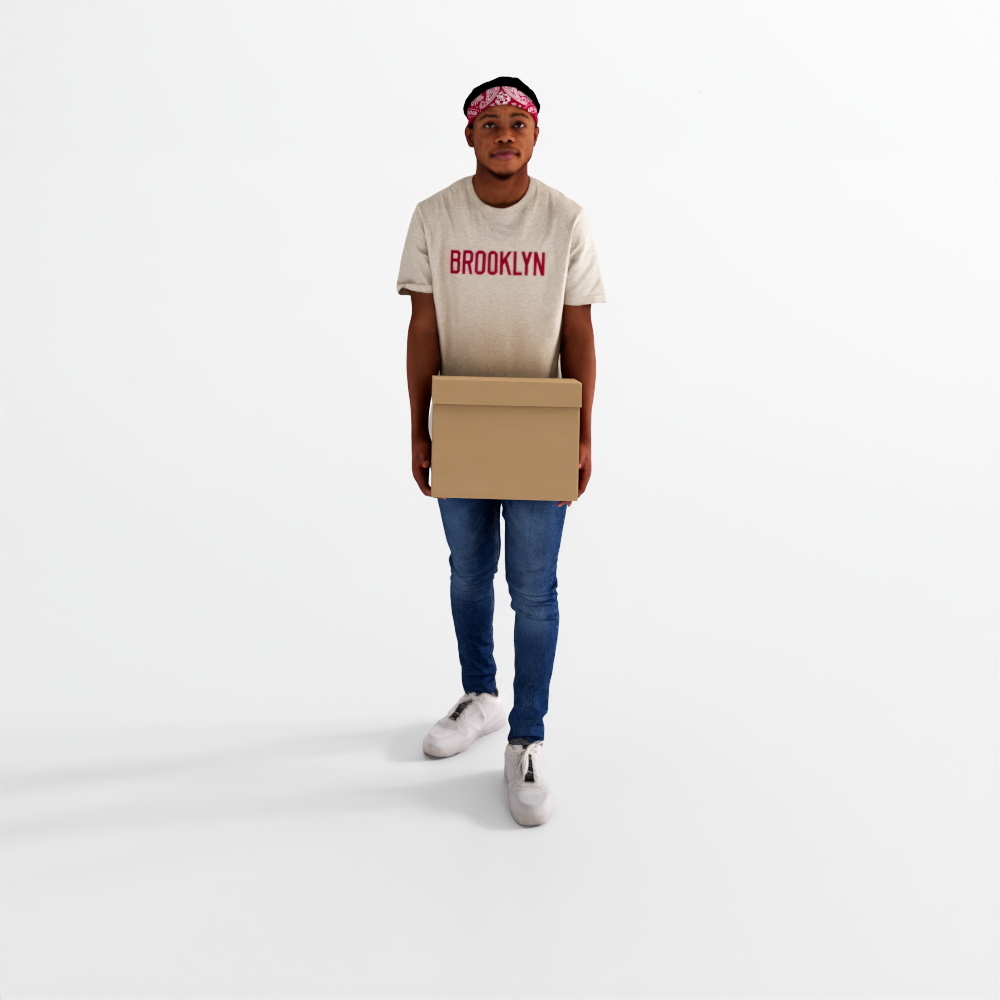 Figure Holding Object 05