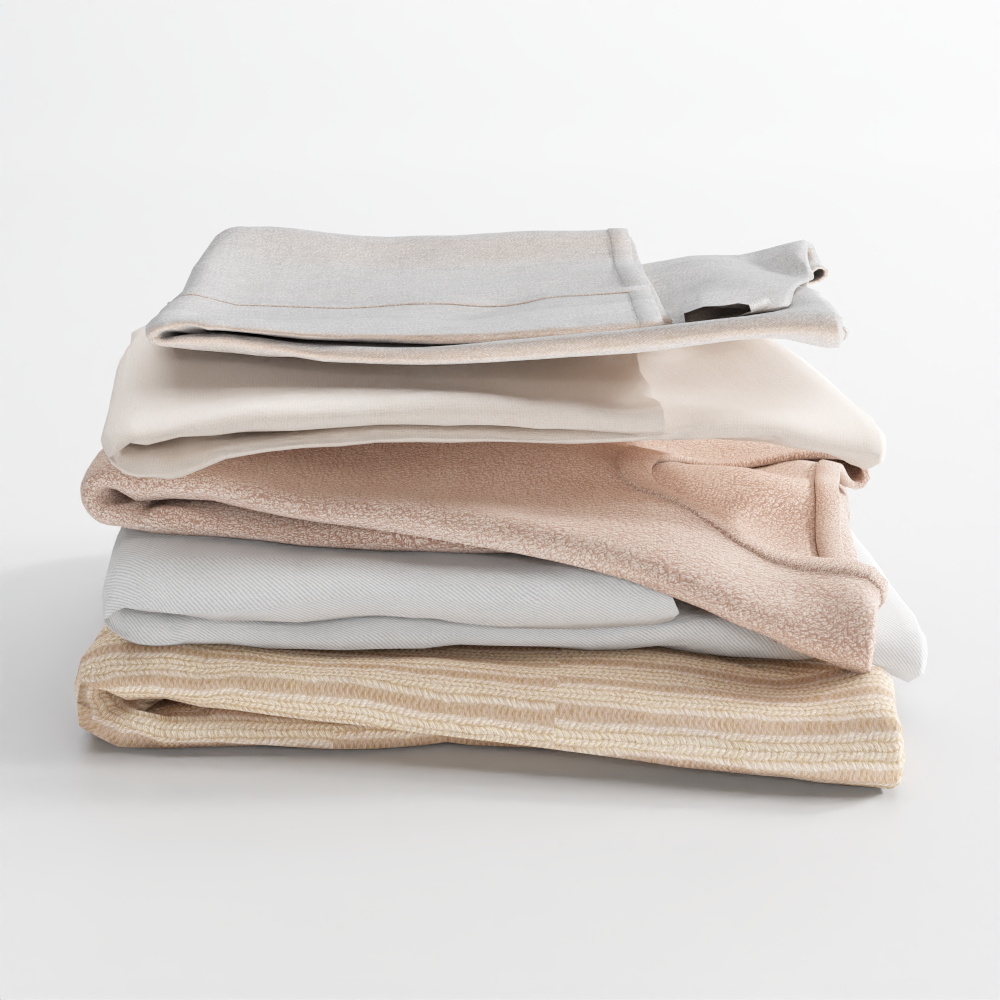 Ropa fresca doblada 019