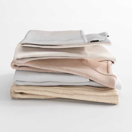 Ropa fresca doblada 019