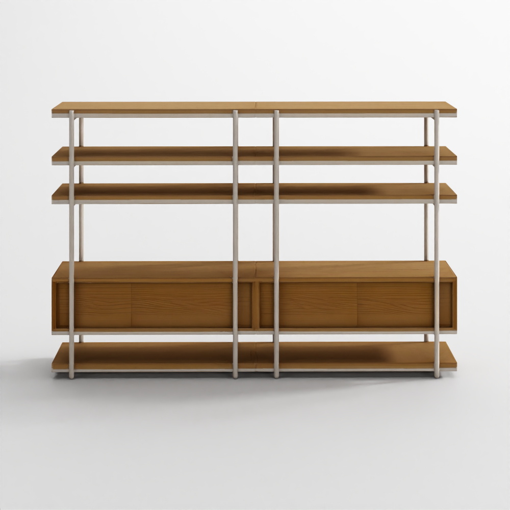 Pierce wide shelf unit
