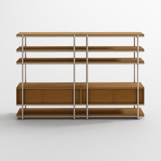 Pierce wide shelf unit