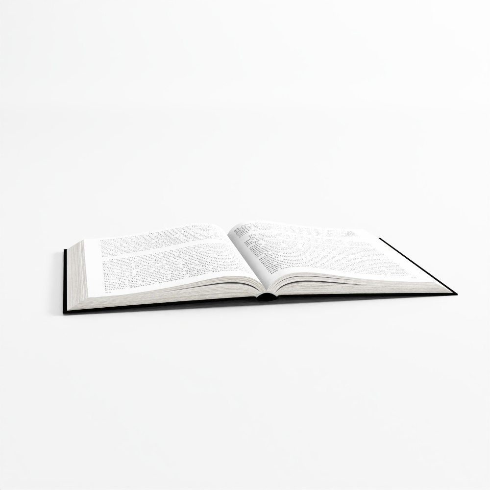 Elegant Low-Poly 3D Book Model
