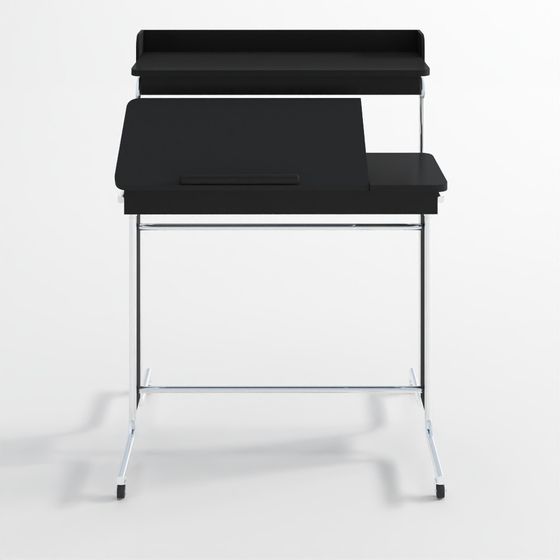 โต๊ะทำงานปรับระดับพร้อมล้อเลื่อน