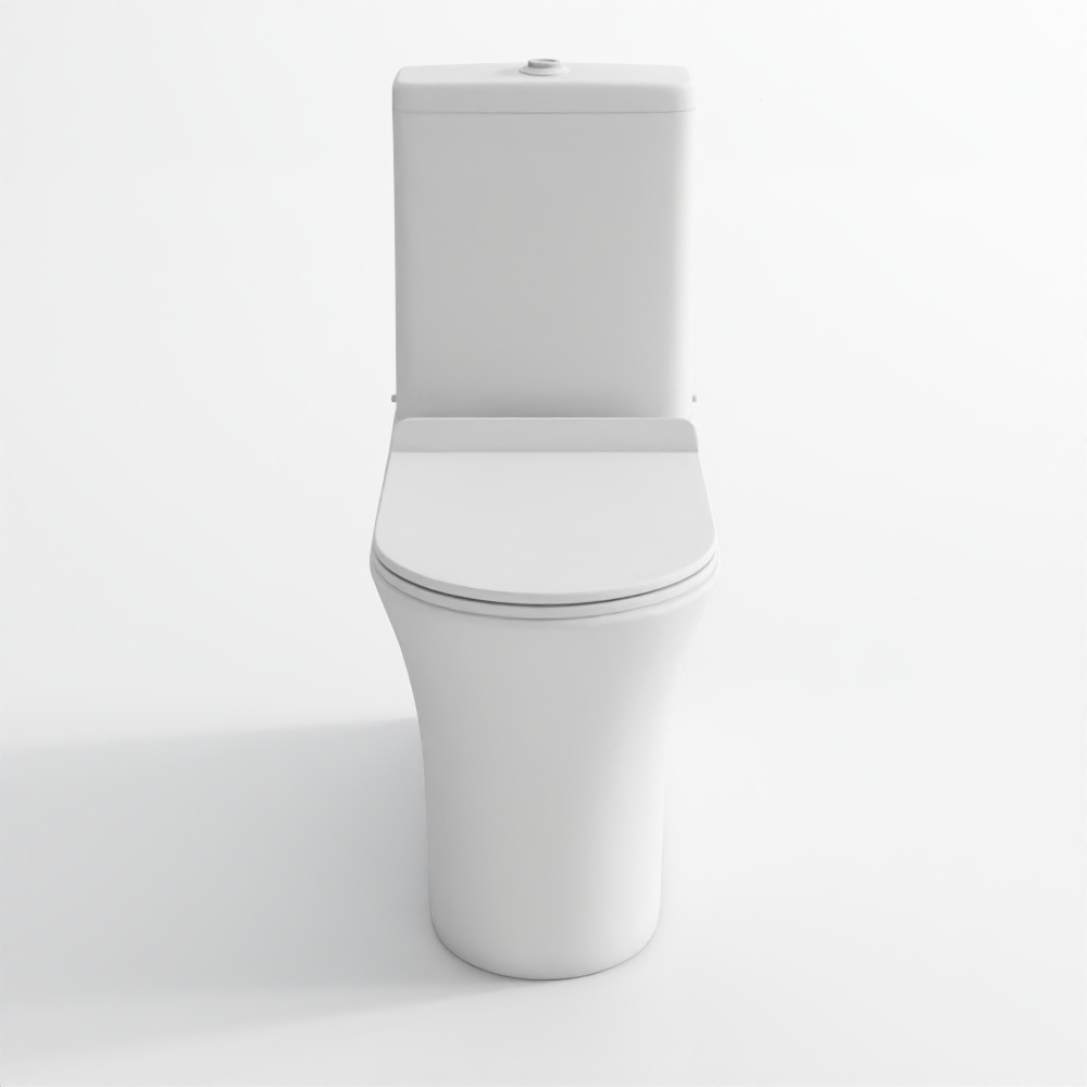 Rimless Bowl with Cistern for Coupled WC - Ornamix