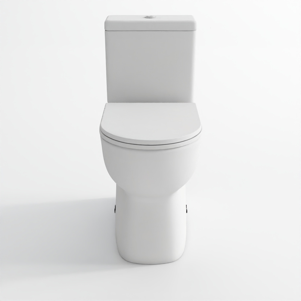 Bồn cầu không vành với bồn chứa cho bồn cầu đôi