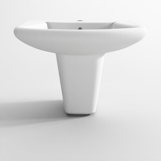 Jaquar Wall Hung Basin with Full Pedestal