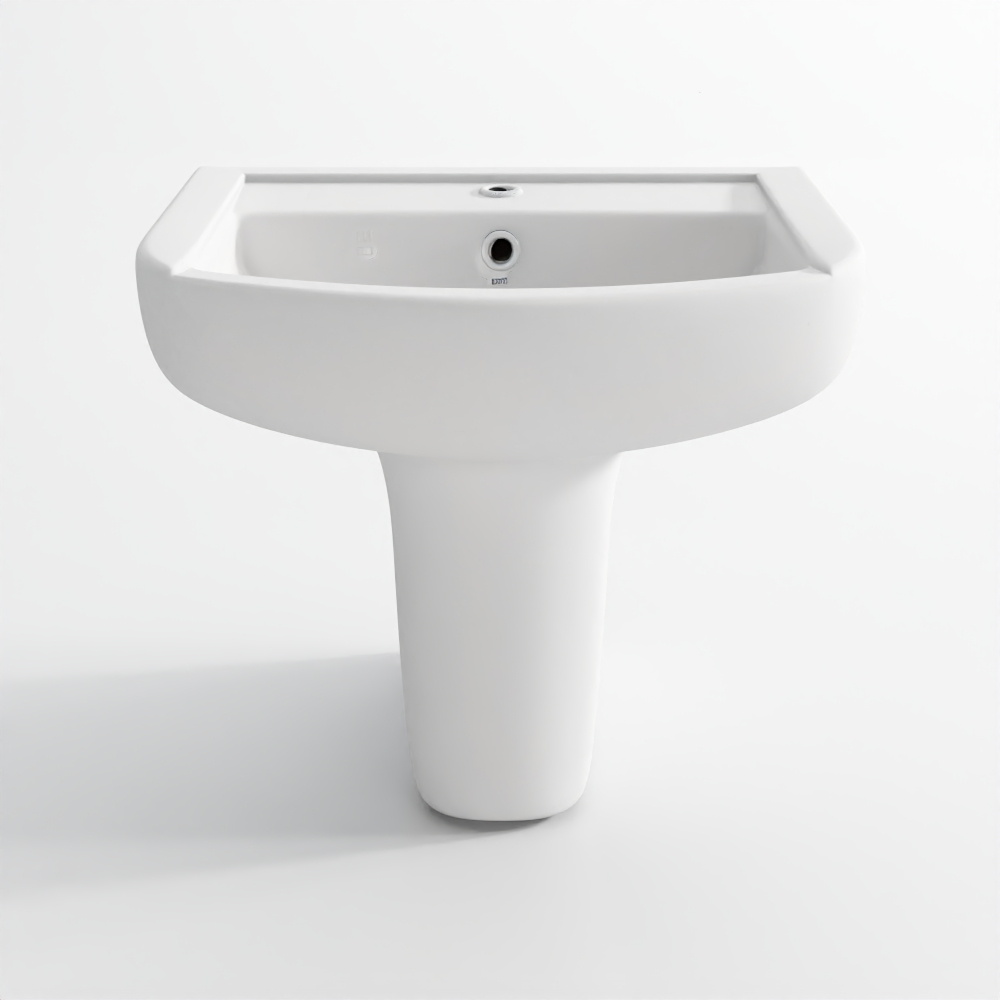Wall Hung Basin with Full Pedestal-Aria