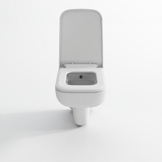Rimless Wall Hung WC with Inbuilt Jet