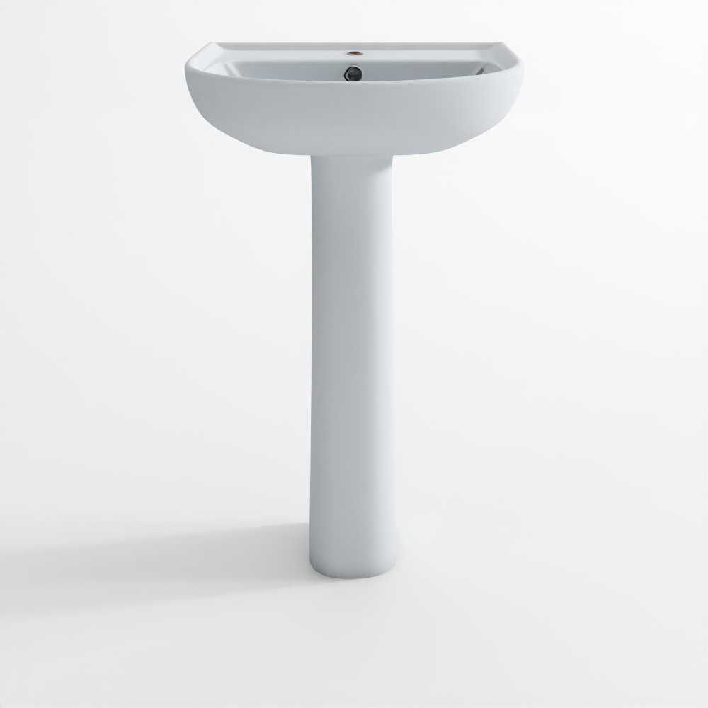 Wall hung basin with full pedestal - Florentine