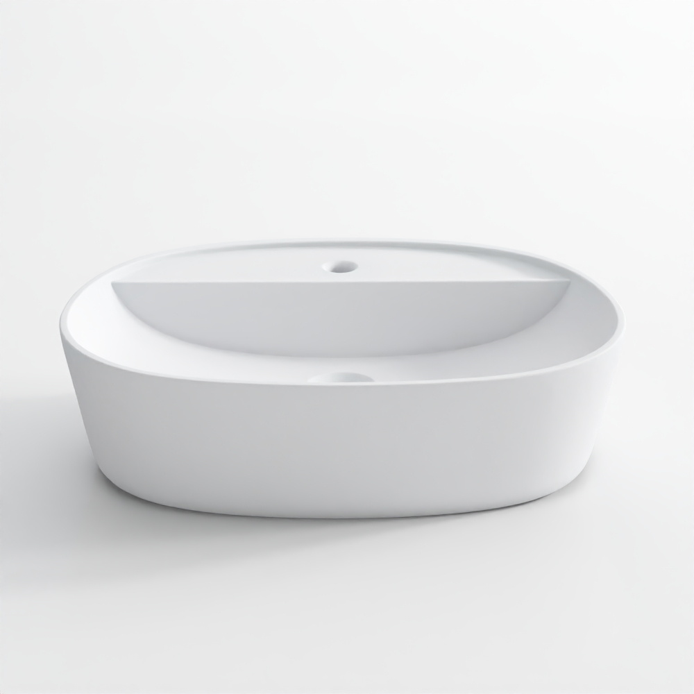 Thin Rim Table Top Basin - Oval