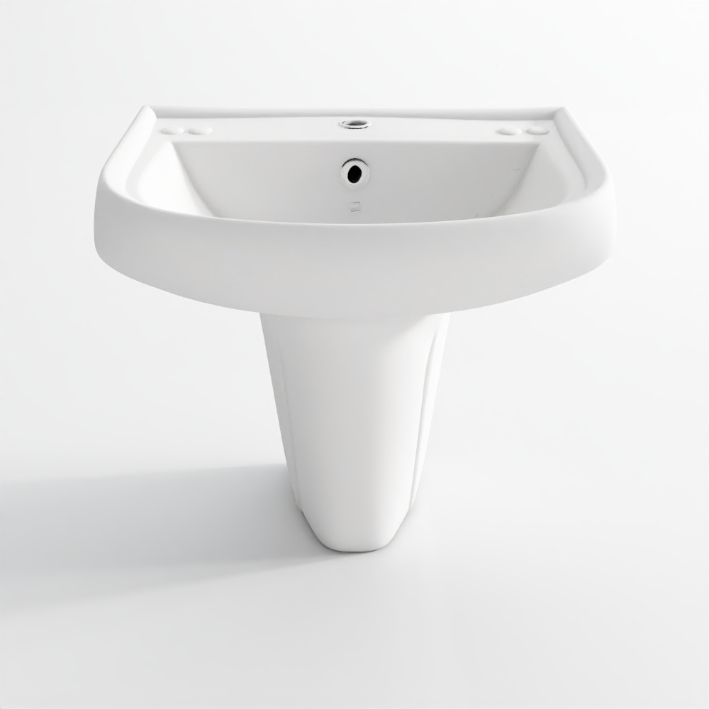 Wall Hung Basin with Full Pedestal - 2