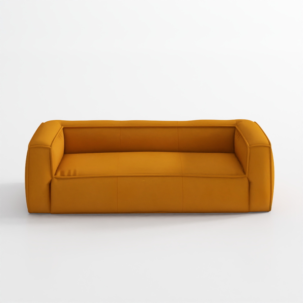 Sofá de cuero Cigar