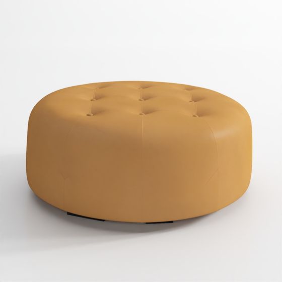 ティンパニ レザー オットマン