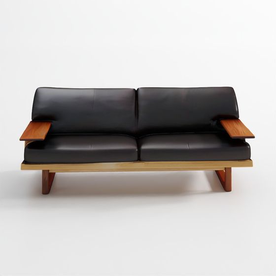 Mid-Century Modern Sofa 3D model for Creative Spaces