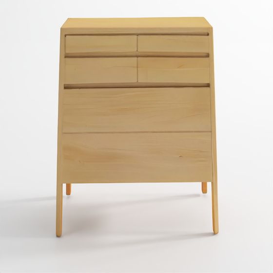 Wooden Drawer Cabinet 3D Model for Creative Projects