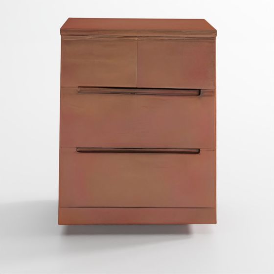 Elegant Copper Drawer Cabinet 3D model for Creative Projects
